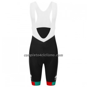 Pantaloncino con bretelle 2023 BORA-Hansgrohe Verde Nero